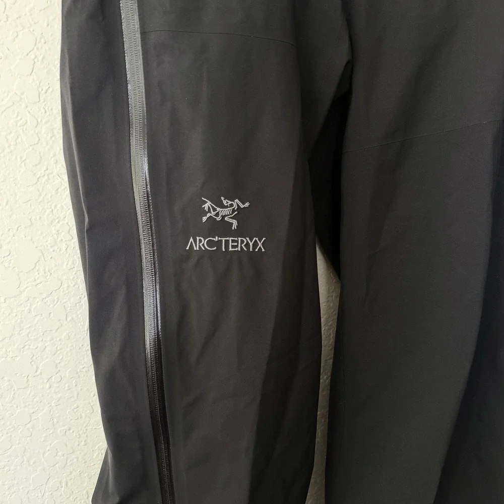 ARC'TERYX Beta Pants Men's XL Black GoreTex Nylon Lightweight‎ Shell Hiking EUC